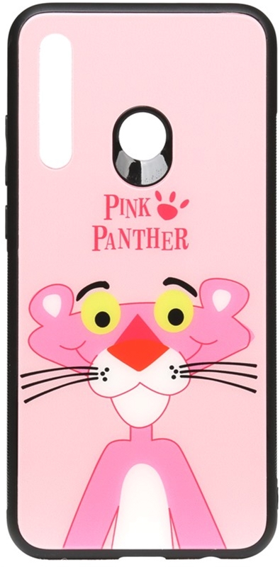 

Панель TOTO Cartoon Print Glass Case для Huawei P Smart+ 2019 Pink Panther