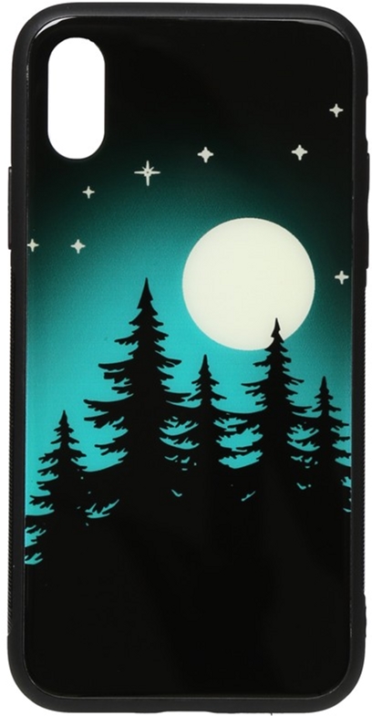 

Панель TOTO Night Light Print Glass Case для Apple iPhone X/Xs Full Moon