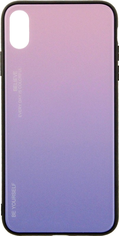 

Панель TOTO Gradient Glass Case для Apple iPhone Xs Max Pink