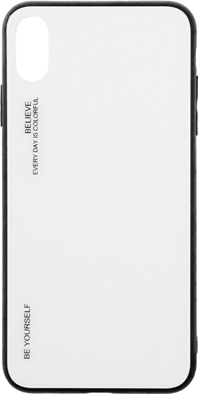 

Панель TOTO Gradient Glass Case для Apple iPhone Xs Max White