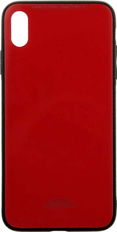 

Панель TOTO Pure Glass Case для Apple iPhone Xs Max Red