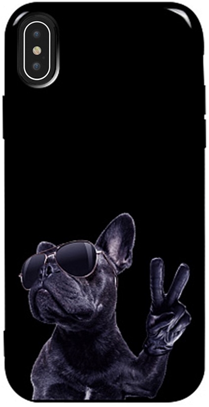 

Панель TOTO Pure TPU 2mm Print Case для Apple iPhone Xs Max #80 Cooldog Black