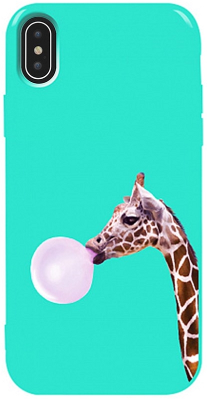 

Панель TOTO Pure TPU 2mm Print Case для Apple iPhone X/Xs #37 Giraff Gum Mint