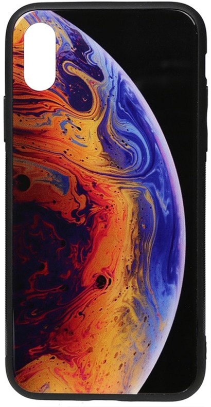 

Панель TOTO Print Glass Space Case для Apple iPhone X/Xs Violet