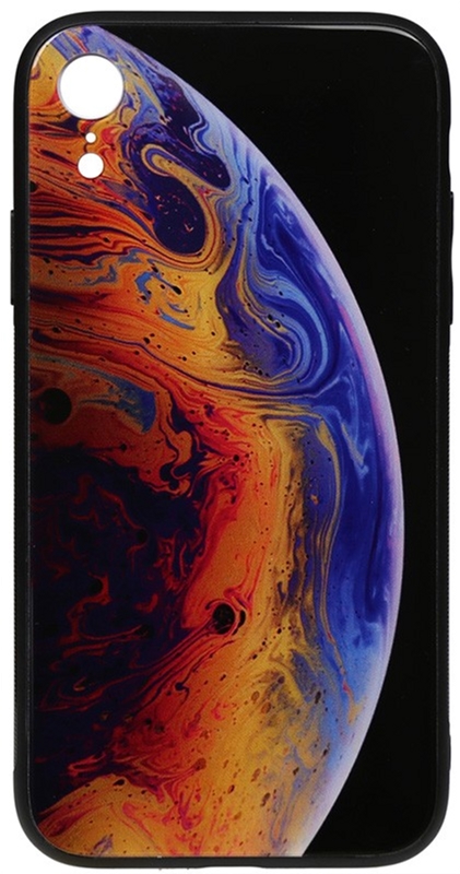 

Панель TOTO Print Glass Space Case для Apple iPhone Xr Violet