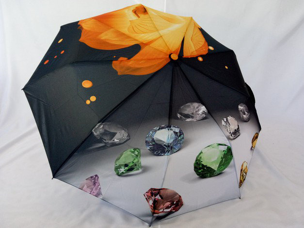 

Женский зонт полуавтомат Calm rain № 125 желтый цветок (Calm-rain-125-1)