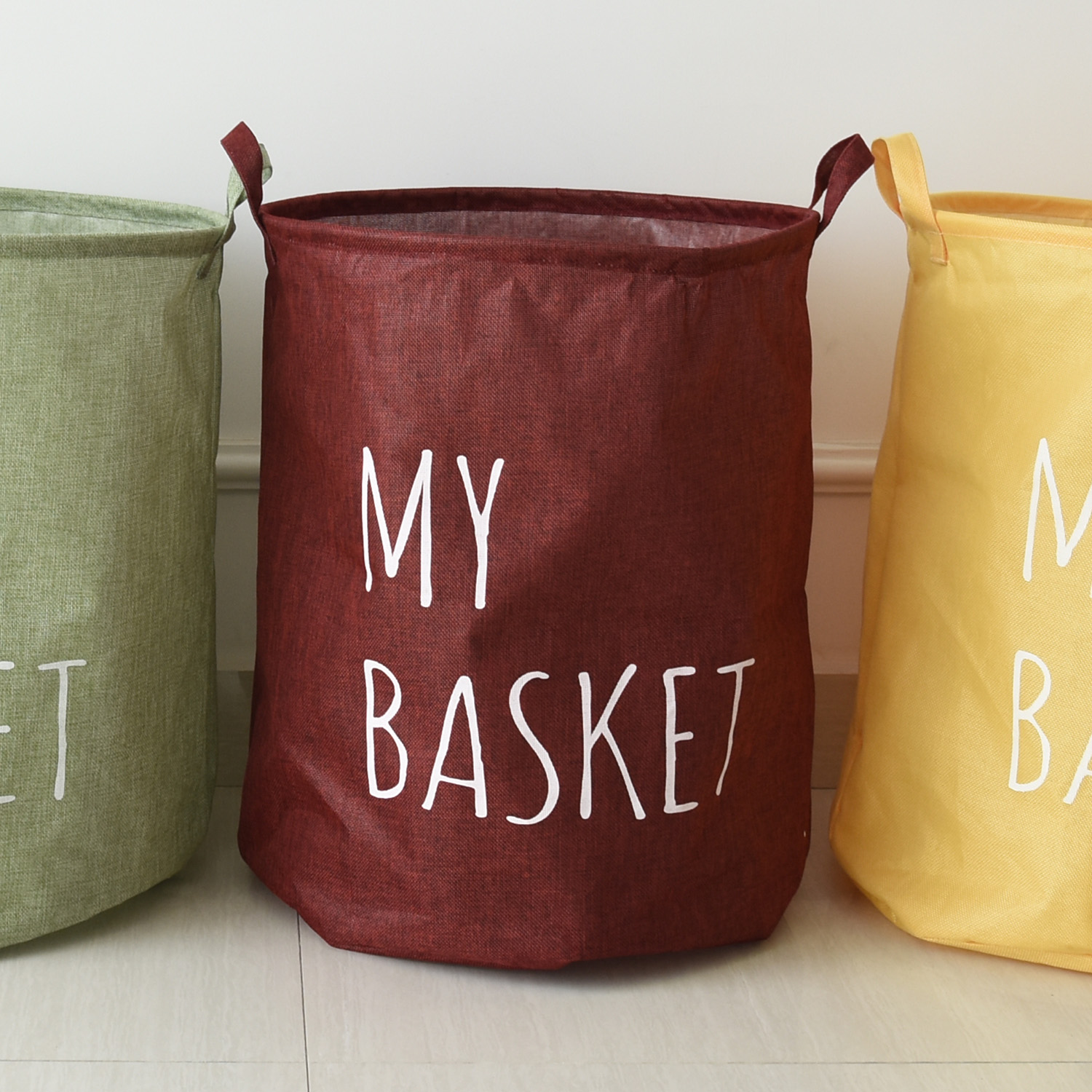 

Корзина для игрушек, белья, хранения My Basket, бордовый Berni Home