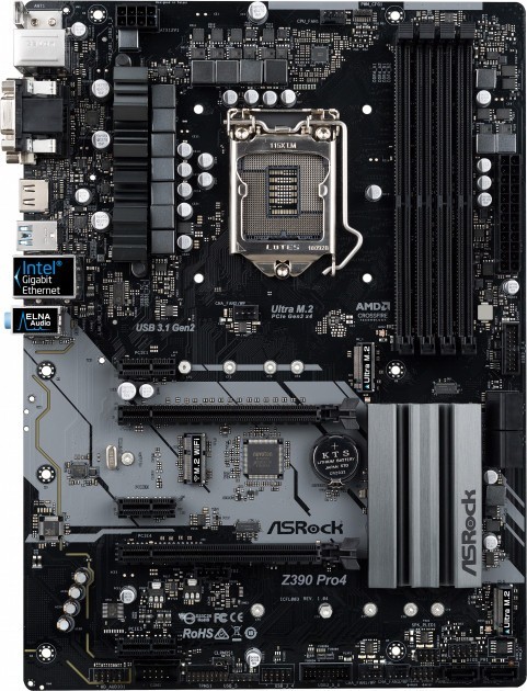 

Материнская плата ASRock Z390 Pro4 Socket 1151