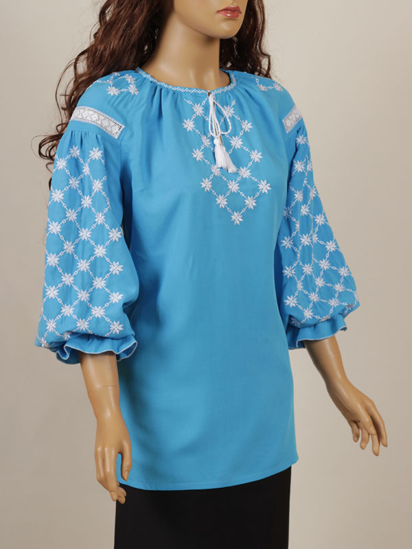 

Блуза жіноча Колос БІЛОЦВІТ блакитна  (3084/1-10413, Блуза жіноча Колос БІЛОЦВІТ блакитна 44 (3084/1-10413)