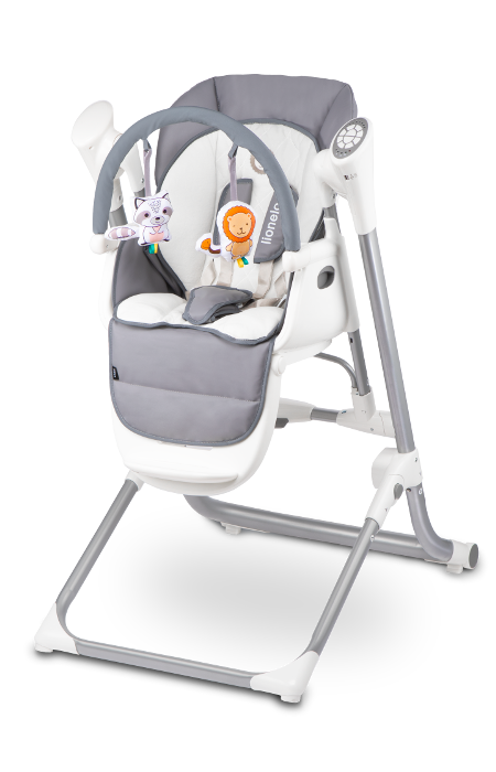 

Качалка-кресло для кормления 2 в 1 NILES GREY Lionelo 72х59х102 см (det0004320)