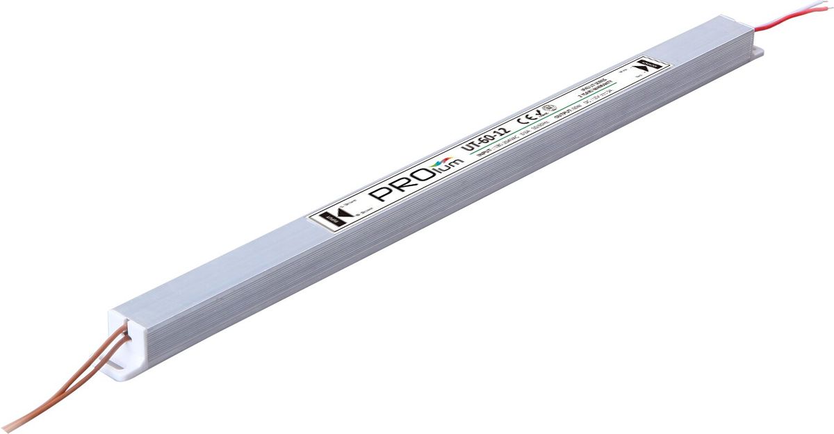 

Блок питания импульсный PROLUM Slim 60W 12V (IP43; 5А) Series "UT" PRO