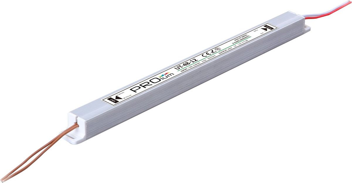 

Блок питания импульсный PROLUM Slim 48W 12V (IP43; 4А) Series "UT PRO