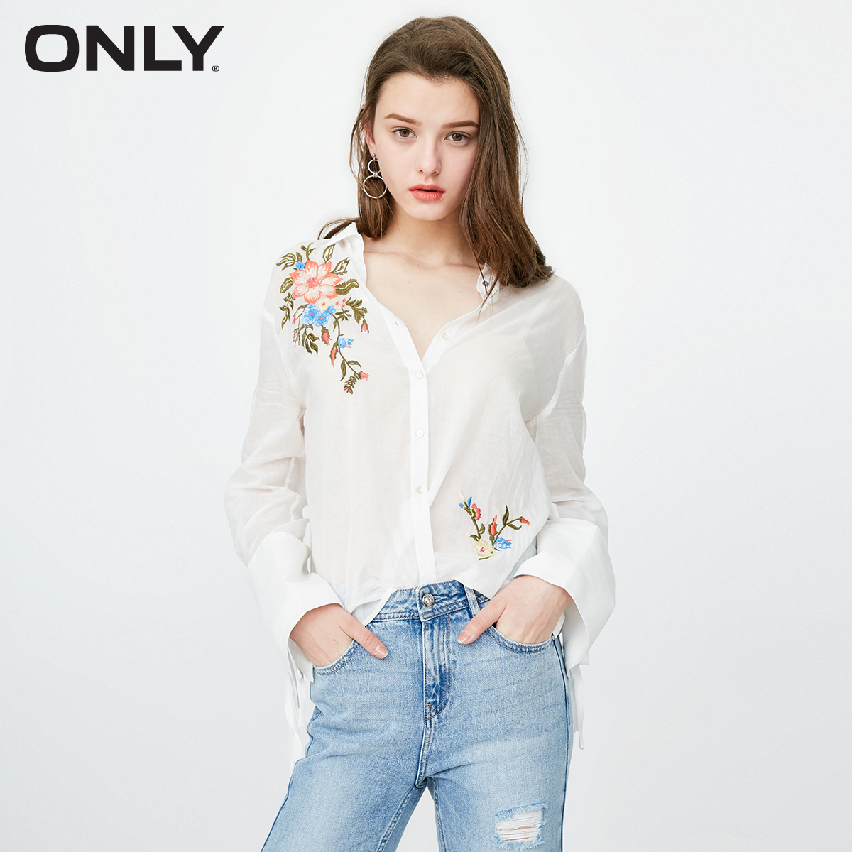 

Блуза Only 118105540S04 XL с.синій комб.