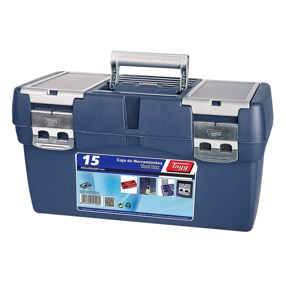 

Ящик Tayg Box 15 Caja htas 50x25,8x25,5 см для инструментов+вкладка пластиковый синий