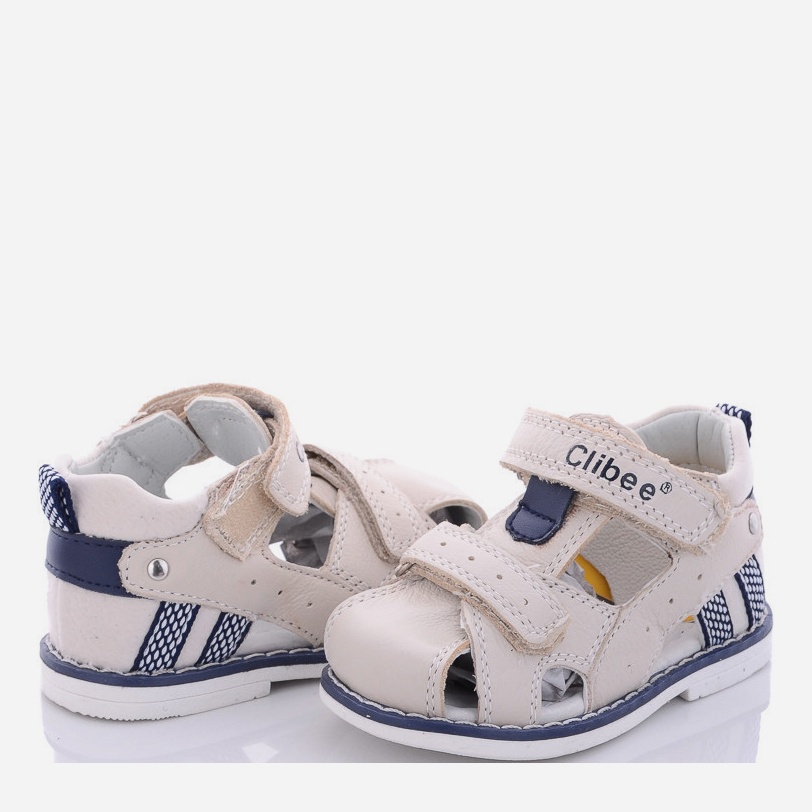 

Сандалии кожаные Clibee F287 23 15 см Beige