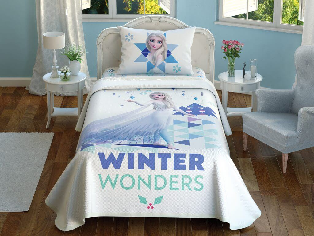 

Комплект постельного белья с пике TAC Disney Frozen 2 Wonder 160х230