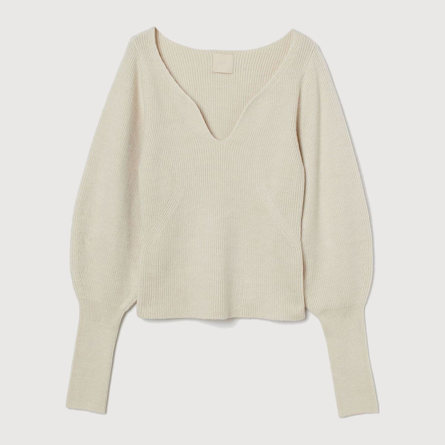 

Джемпер H&M 79742826 S Кремовый