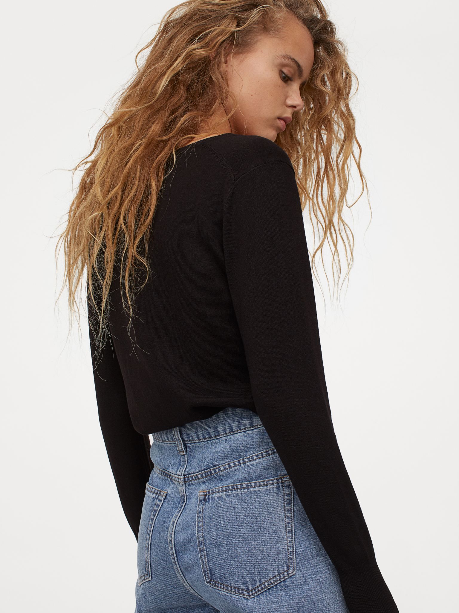 

Джемпер H&M 57654084 L Черный