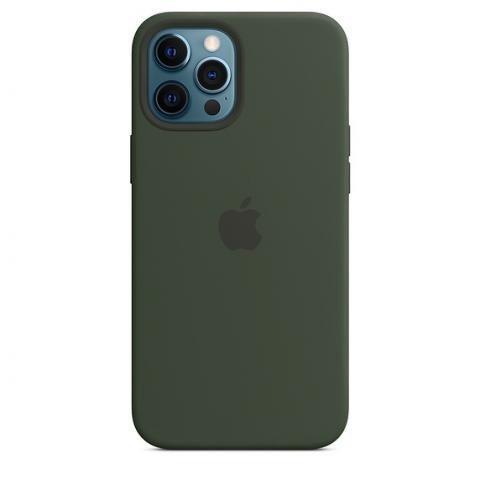 

Чехол Без бренда Silicone Case with MagSafe для iPhone 12 Pro Max Cyprus Green