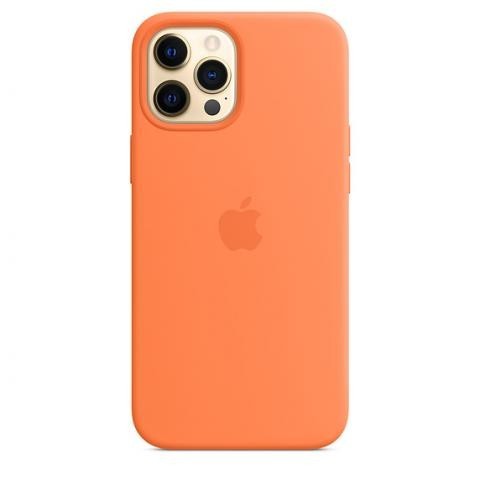 

Чехол Без бренда Silicone Case with MagSafe для iPhone 12 Pro Max Kumquat