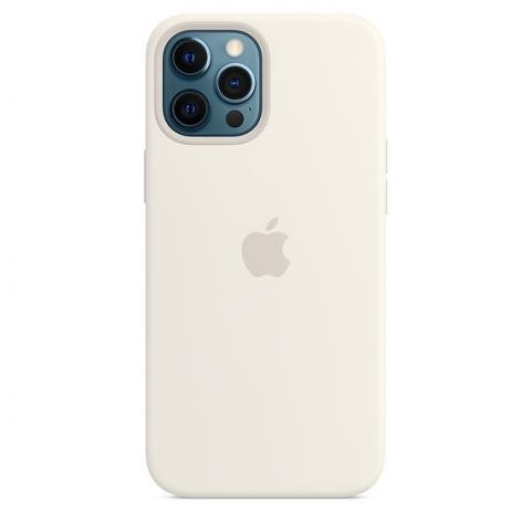 

Чехол Без бренда Silicone Case with MagSafe для iPhone 12 Pro Max White