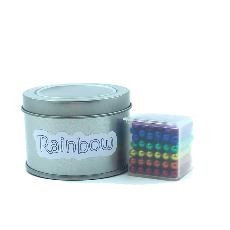

Головоломка магнитный конструктор Neocube Rainbow 216 шариков Радуга