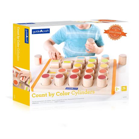 

Деревянный сортер Guidecraft Manipulatives Счетные цилиндры (G6902) от 2 лет, 40 х 32 х 8 см