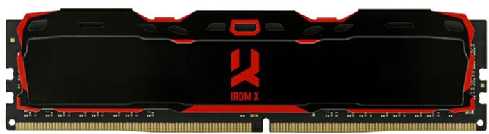 

Память DDR4 8Gb, 3000 MHz, Goodram Iridium X, Black, 16-18-18-36, 1.2V, с радиатором (IR-X3000D464L16S/8G)