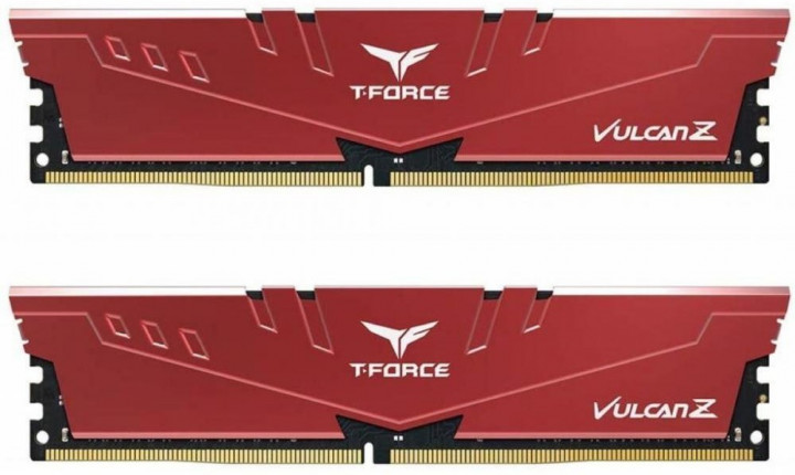 

Память DDR4 8Gb x 2 (16Gb Kit), 3200 MHz, Team Vulcan Z, Red, (TLZRD416G3200HC16CDC01)