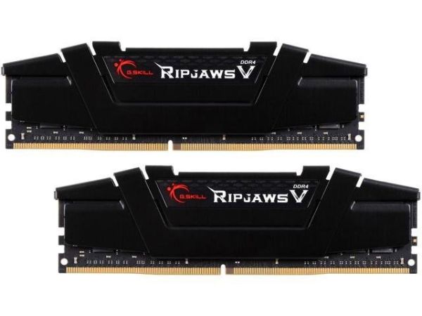 

Память DDR4 8Gb x 2 (16Gb Kit), 3200 MHz, G.Skill Ripjaws V, 16-18-18-38, 1.35V, с радиатором (F4-3200C16D-16GVKB)