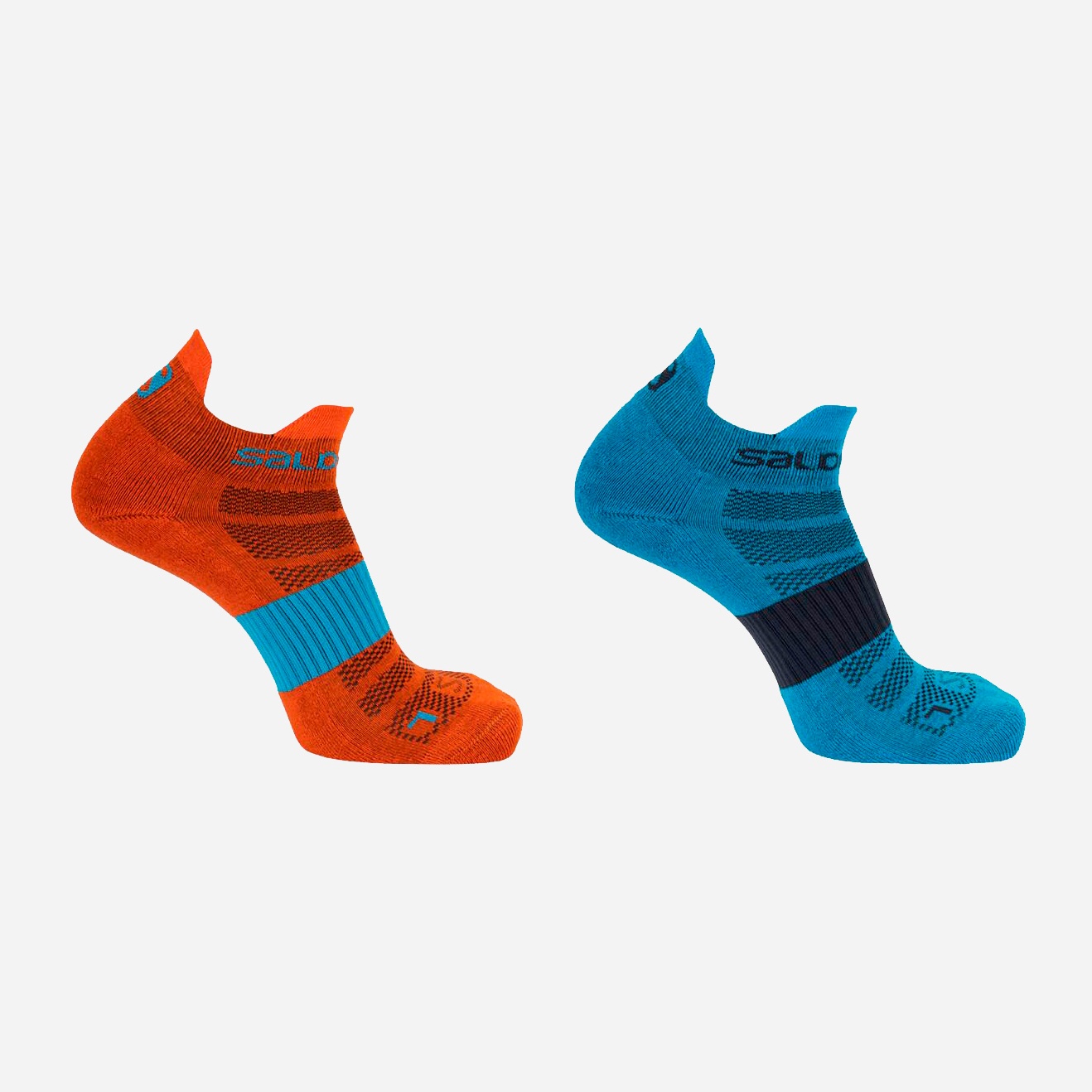 

Носки Salomon Sense 2 Pack LC1553100 39-41 2 пары Синий/Оранжевый