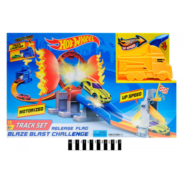 

Трек з запуском "Hot Wheel" (+1 машинка) в коробці 3079 *