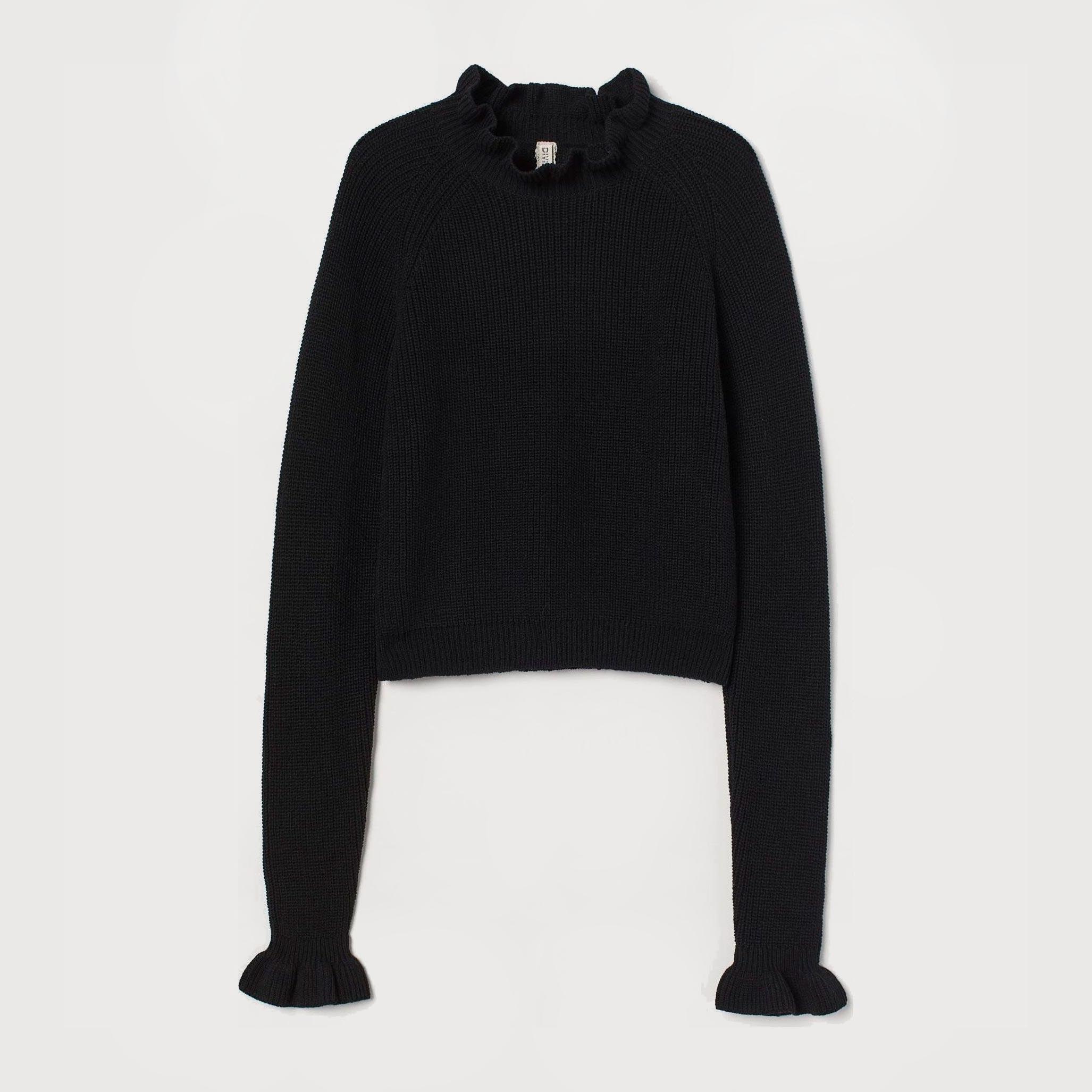 

Свитер H&M 38596527 L Черный