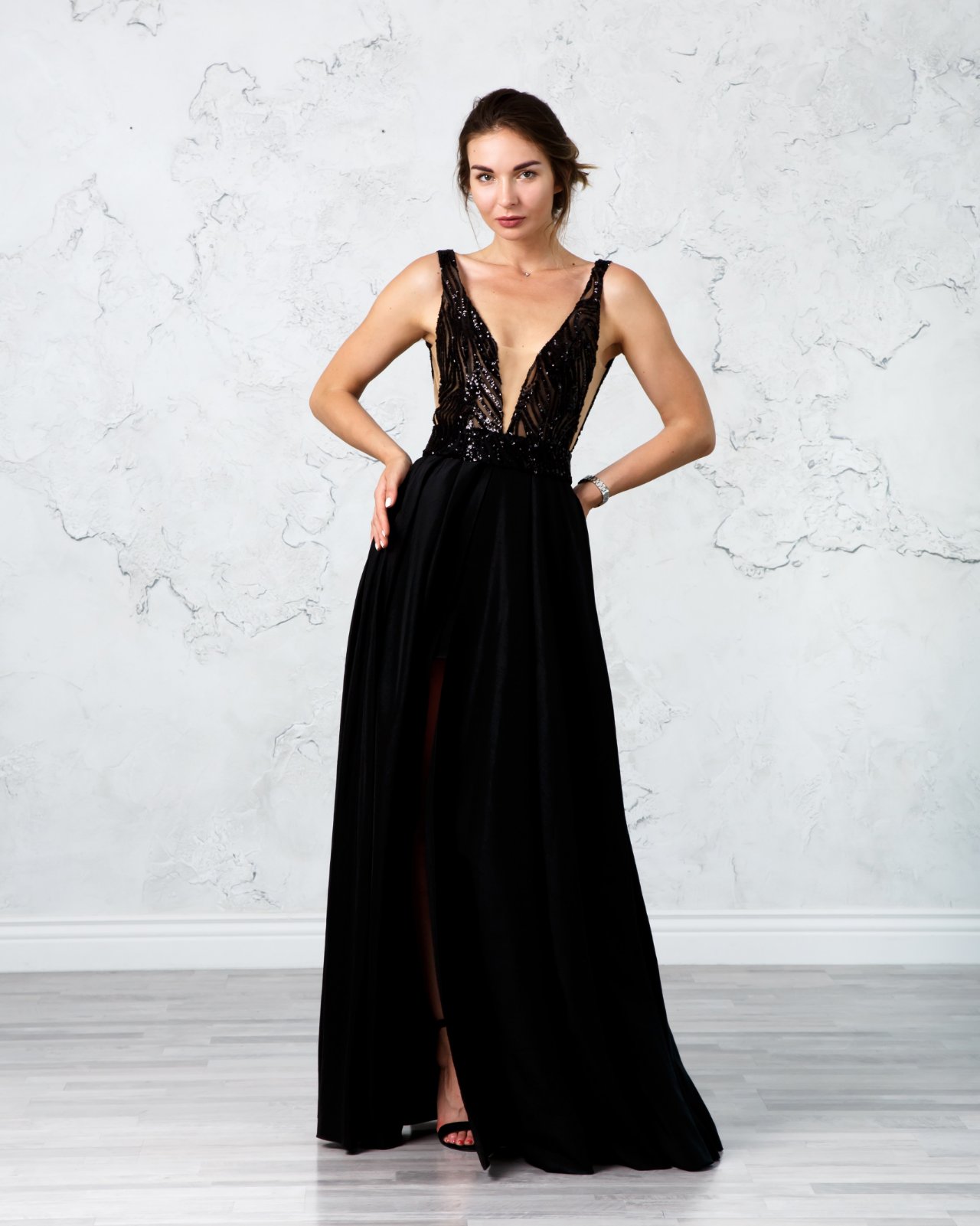 

Вечернее платье ANGEL FASHION DRESS BRI 44 черный
