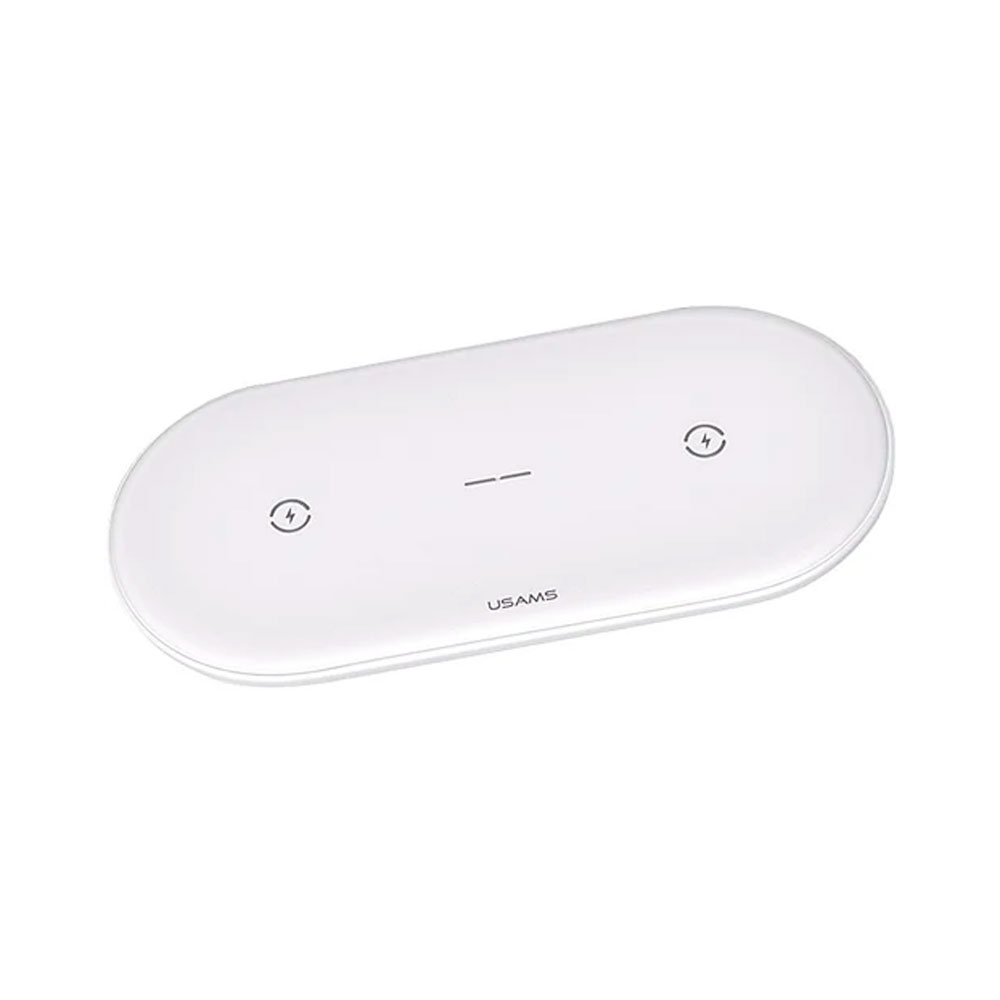 

Беспроводная зарядка USAMS US-CD120 2in1 White