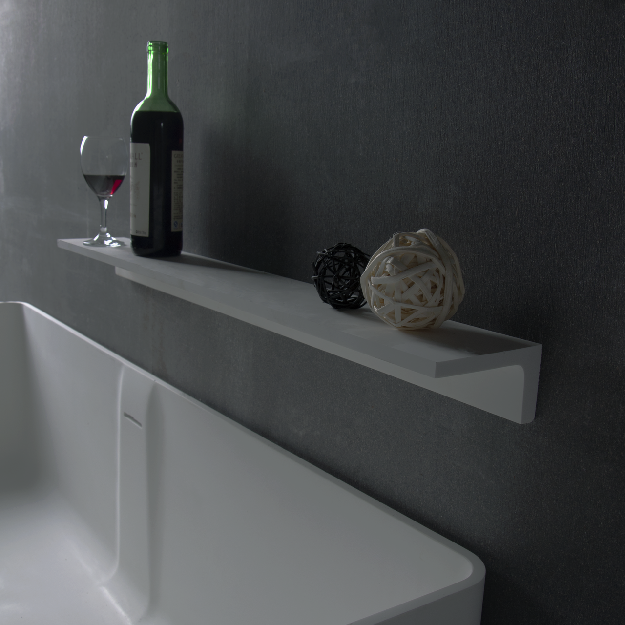 

Полочка каменная Volle Solid surface 300*120*65мм 18-40-113