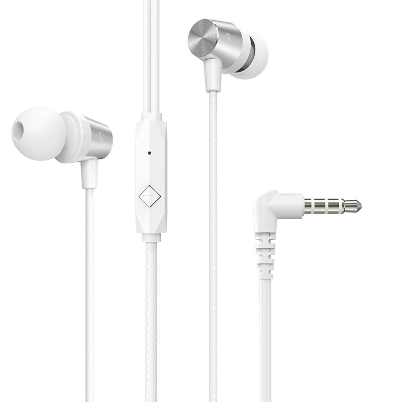 

Наушники Hoco M79 Cresta universal earphones with microphone White