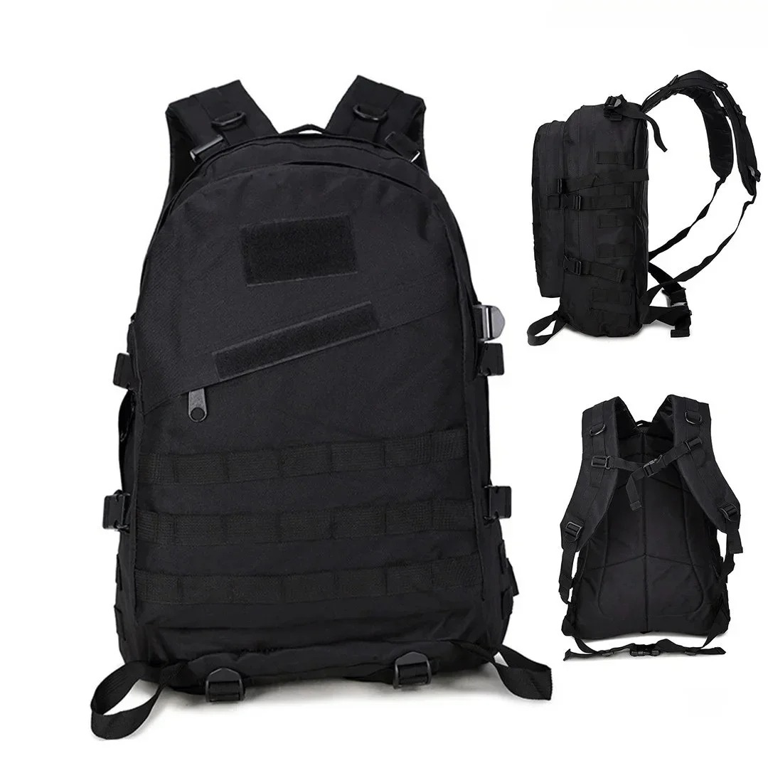 

Тактический рюкзак 40 л. 600D (48х35х18) / Рюкзак Черный