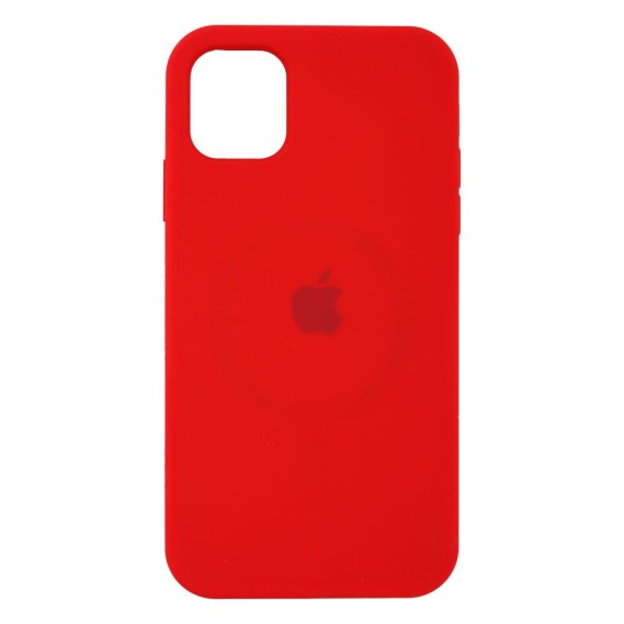

Чехол MagSafe для Apple iPhone 11 Silicone Case (Красный)