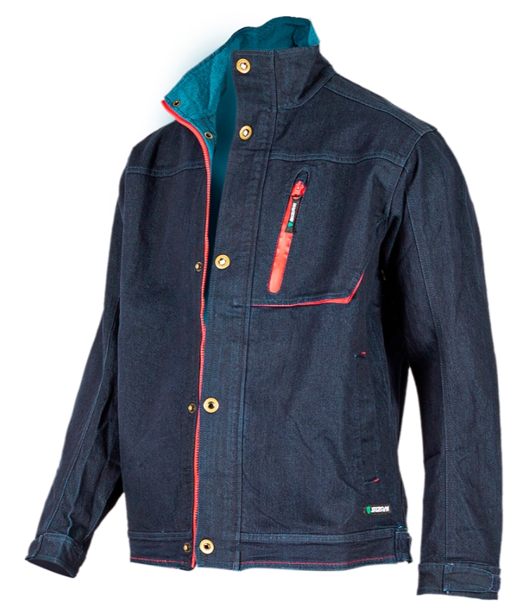 

Куртка рабочая джинсовая Sizam Manchester  синяя 30046, Куртка рабочая джинсовая Sizam Manchester 2XL синяя 30046