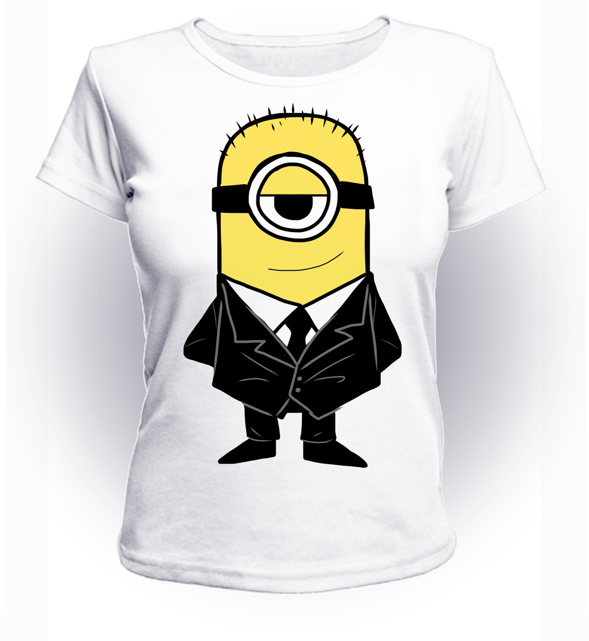 

Футболка GeekLand Миньоны Гадкий я Despicable Me смокинг DM.01.038 (FU21DM.01.038/wom-3XL)