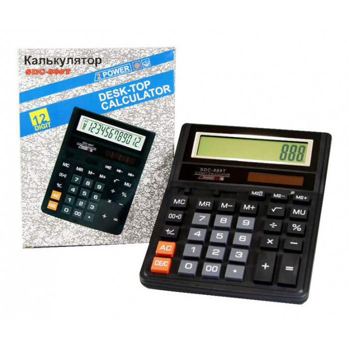 

Калькулятор настольный SDC-888T
