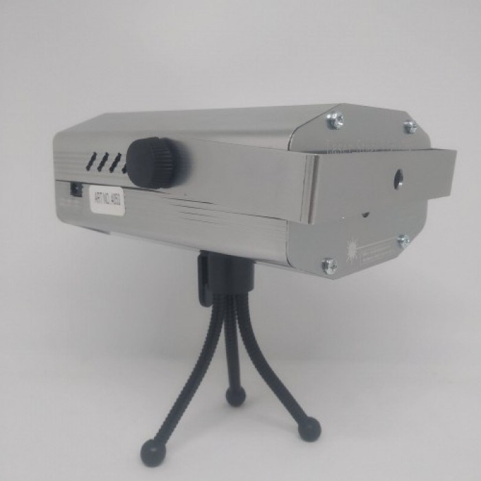 

Лазерный проектор Диско LASER HJ09 2in1 Laser Stage с триногой Серый