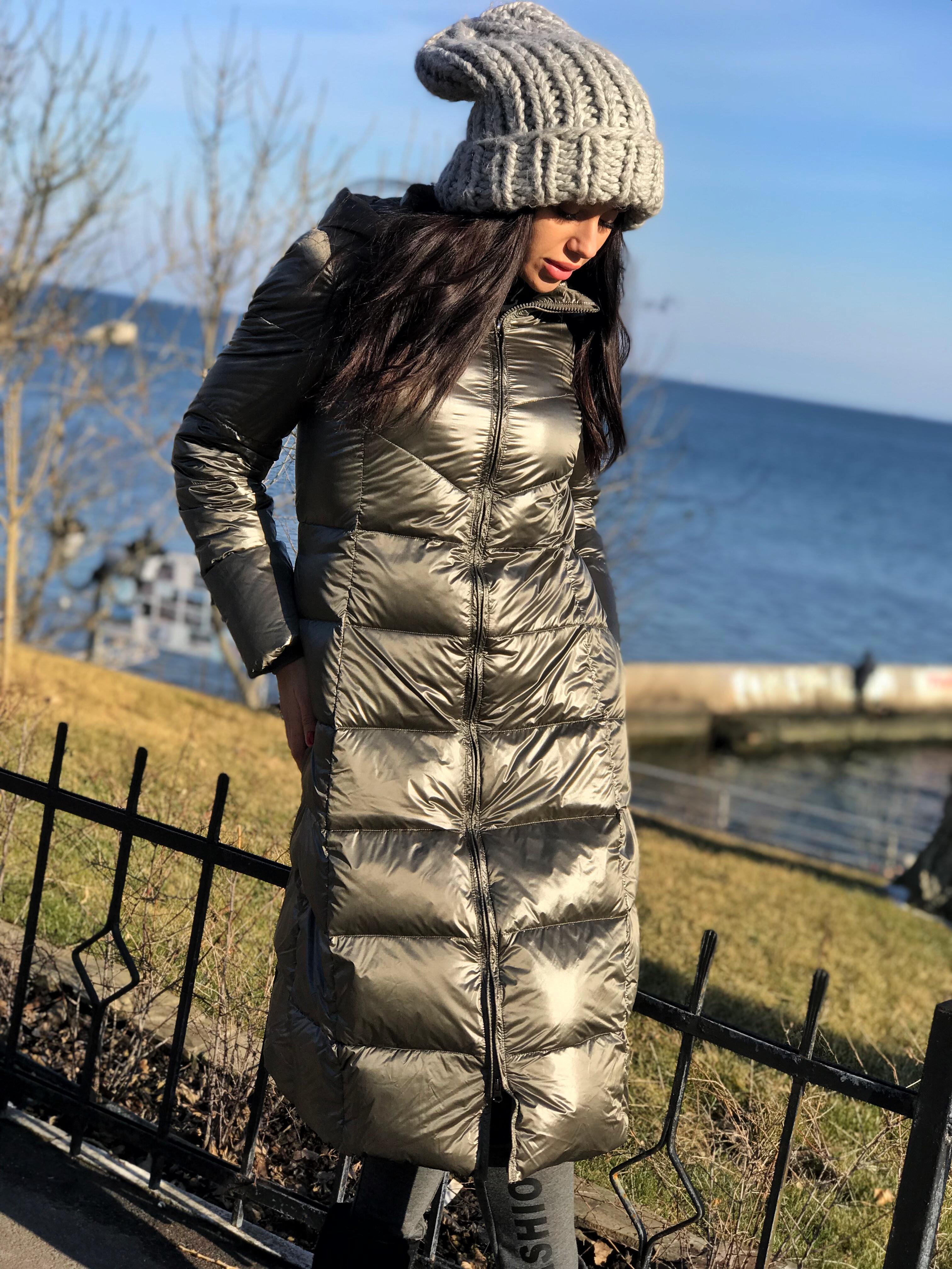 

Пальто пуховое женское Freever GF 899 хаки L