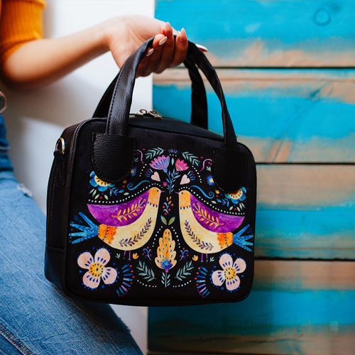 

Сумка женская Kitto Presentville Птички 25x20x9 см