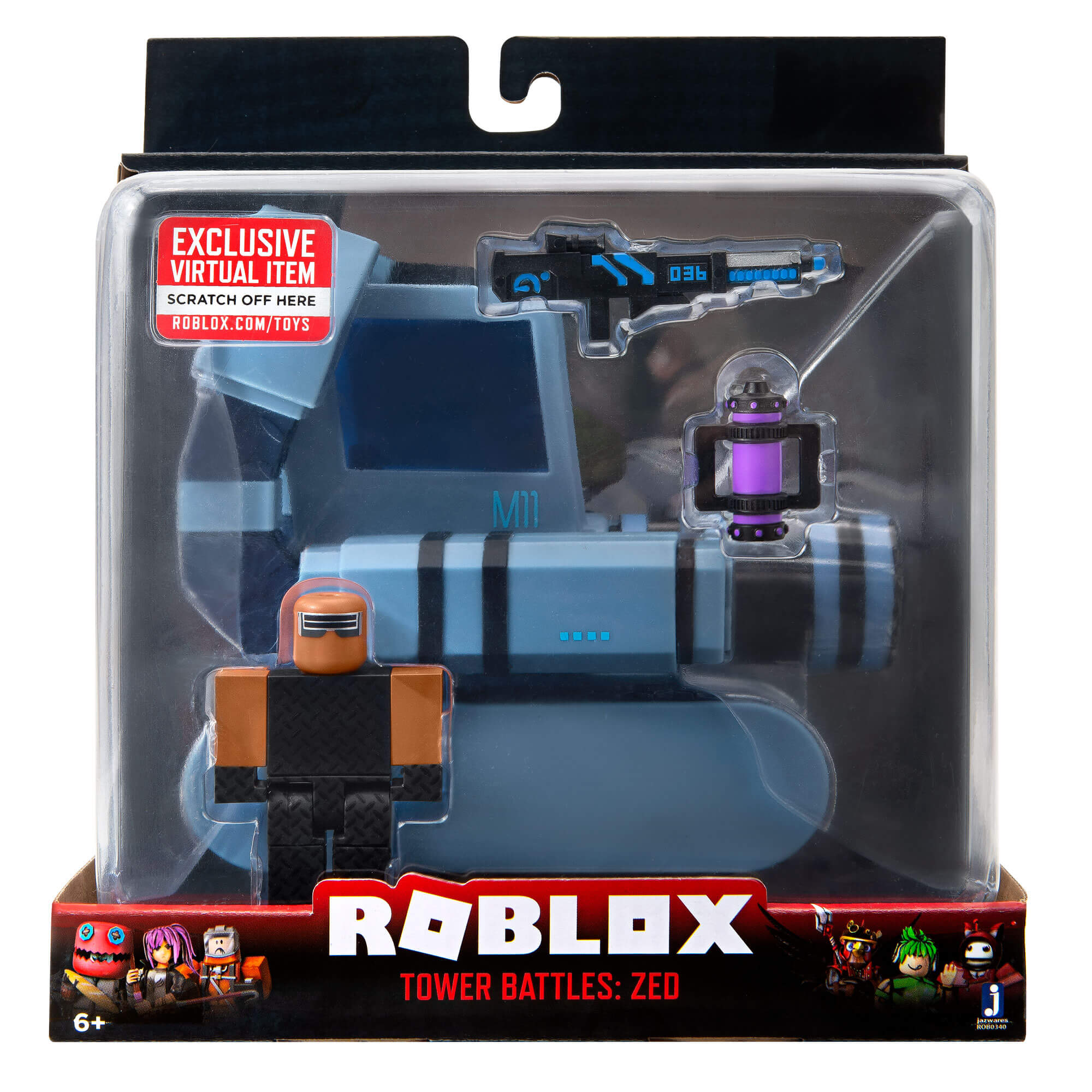 

Ігрова колекційна фігурка Jazwares Roblox Large Vehicle Tower Battles ZED W8 (ROB0340)