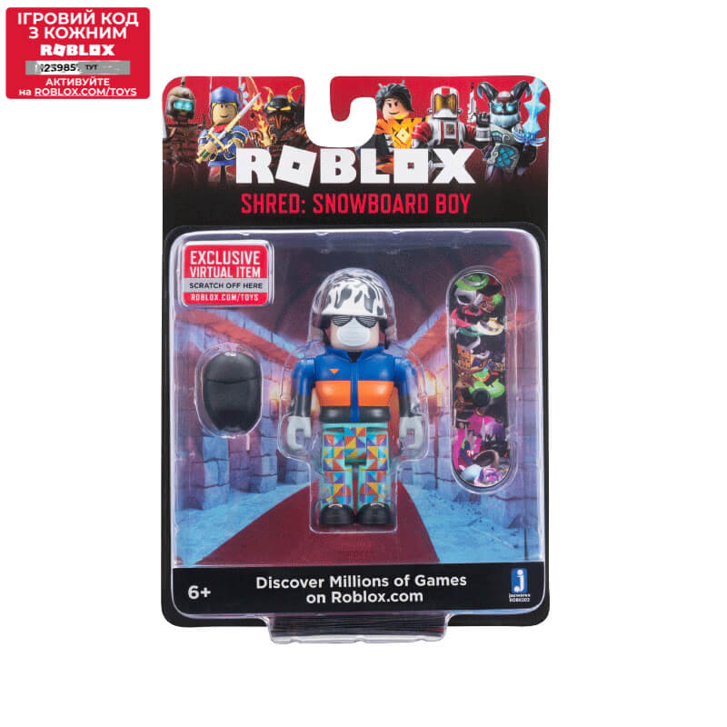 

Ігрова колекційна фігурка Jazwares Roblox Core Figures Shred Snowboard Boy W6 (ROB0202)