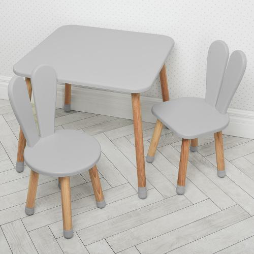 

Столик и стульчики для ребёнка 04-025GREY+1 серый