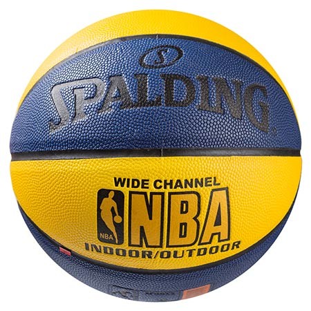 

Мяч баскетбольный Spalding №7 PU, желто-синий, 5872-40