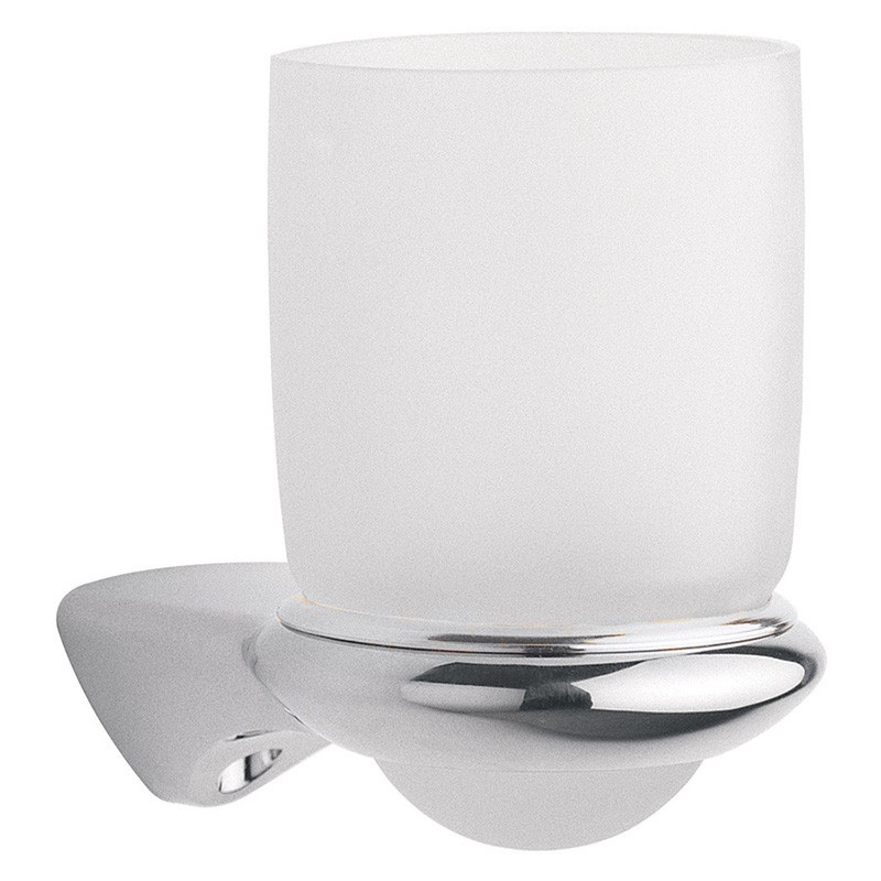 

Стакан для зубных щеток Vitra Bathroom Assos хром/белый (44176)